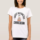Gemakkelijk afgeleid door curriculum Shirt - in kl (Voorkant)