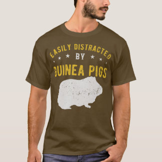 Gemakkelijk afgeleid door de Guinese varkenspremie T-shirt