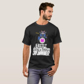 Gemakkelijk afgeleid door drums drummer Cat T - sh T-shirt (Voorkant volledig)