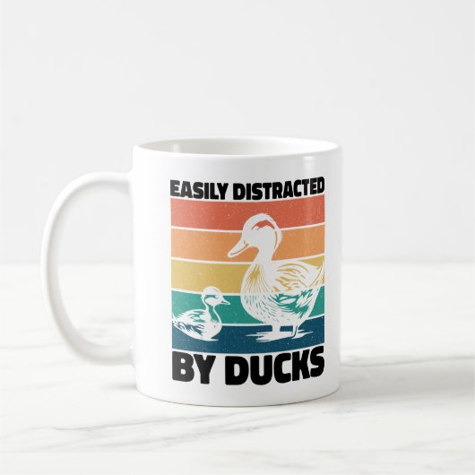Gemakkelijk afgeleid door Ducks-liefhebber Cool Fa Koffiemok (Links)