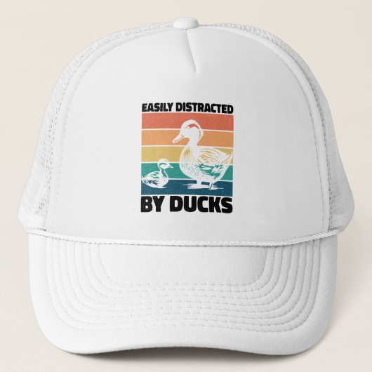 Gemakkelijk afgeleid door Ducks-liefhebber Cool Fa Trucker Pet (Voorkant)