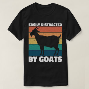 Gemakkelijk Afgeleid Door Geiten Schattige Boer Li T-shirt