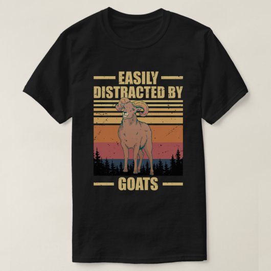 gemakkelijk afgeleid door GEITEN T-shirt (Design voorkant)