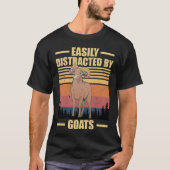 gemakkelijk afgeleid door GEITEN T-shirt (Voorkant)