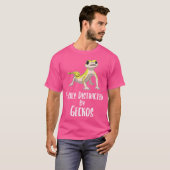 Gemakkelijk afgeleid door gekko's Leopard Gecko Lo T-shirt (Voorkant volledig)