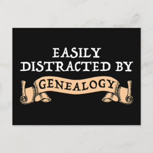 Gemakkelijk Afgeleid Door Genealogie Briefkaart
