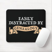 Gemakkelijk Afgeleid Door Genealogie Muismat (Met muis)