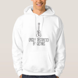 Gemakkelijk Afgeleid Door Gitaren Hoodie