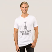 Gemakkelijk Afgeleid Door Gitaren Tri-Blend Shirt (Voorkant volledig)
