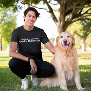 Gemakkelijk Afgeleid Door Golden Retrievers Hond L T-shirt