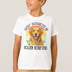 Gemakkelijk Afgeleid Door Golden Retrievers T-shirt