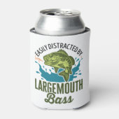 Gemakkelijk afgeleid door Grote Mond Bass Largemou Blikjeskoeler (Blikje Voorkant)