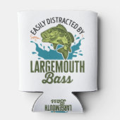 Gemakkelijk afgeleid door Grote Mond Bass Largemou Blikjeskoeler (Achterkant)