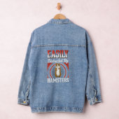 Gemakkelijk afgeleid door Hamsters Hamster Wheel Denim Jacket (Hangar)