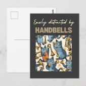 Gemakkelijk afgeleid door handbells briefkaart (Voorkant / Achterkant)