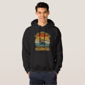 Gemakkelijk Afgeleid Door Helikopters Grappige Hel Hoodie (Voorkant volledig)