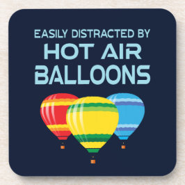 Gemakkelijk Afgeleid Door Het Ballonneren Met Heet Bier Onderzetter