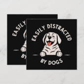 Gemakkelijk afgeleid door honden (Voorkant / Achterkant)