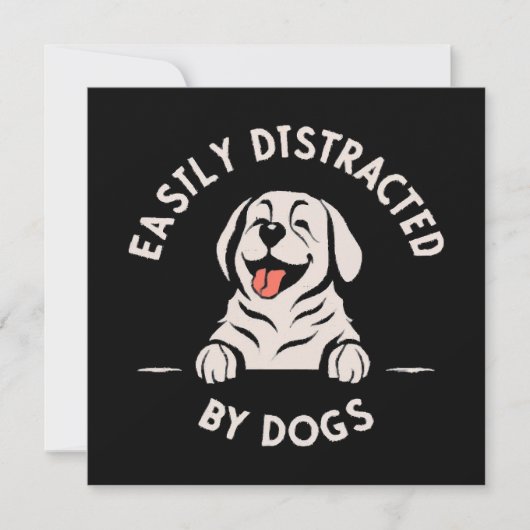 Gemakkelijk afgeleid door honden (Voorkant)