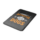 Gemakkelijk Afgeleid Door Honden Badmat (Gekanteld)