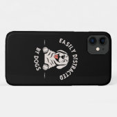 Gemakkelijk afgeleid door honden Case-Mate iPhone case (Achterkant (horizontaal))