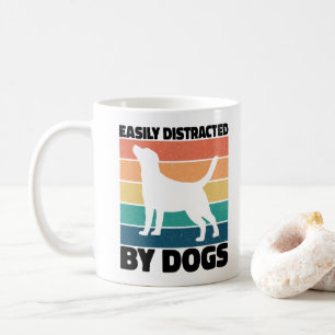 Gemakkelijk Afgeleid Door Honden Honden Verjaardag Koffiemok