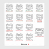 Gemakkelijk afgeleid door honden, pak van sticker (Vel)