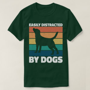 Gemakkelijk afgeleid door honden Schattigee puppy  T-shirt