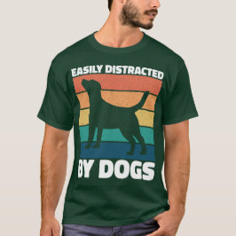 Gemakkelijk afgeleid door honden Schattigee puppy  T-shirt