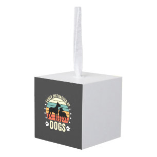 Gemakkelijk Afgeleid door Honden Vintage Retro Zon Decoratie