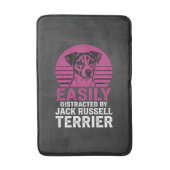 Gemakkelijk Afgeleid Door Jack Russell Terrier Badmat (Voorkant Verticaal)