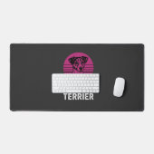 Gemakkelijk Afgeleid Door Jack Russell Terrier Bureaumat (Keyboard & Muis)