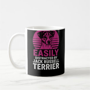 Gemakkelijk Afgeleid Door Jack Russell Terrier Koffiemok