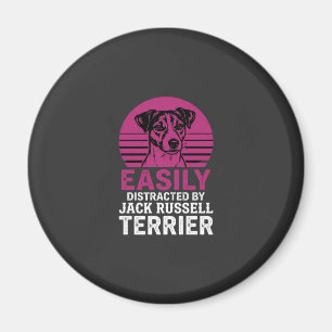 Gemakkelijk Afgeleid Door Jack Russell Terrier Magneet