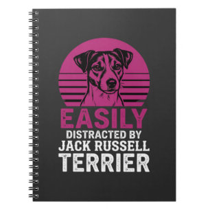 Gemakkelijk Afgeleid Door Jack Russell Terrier Notitieboek
