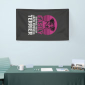 Gemakkelijk Afgeleid Door Jack Russell Terrier Spandoek (Beurs)