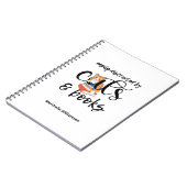  GEMAKKELIJK AFGELEID DOOR KATTEN EN BOEKEN NOTITIEBOEK (Linkerzijde)