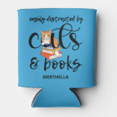 GEMAKKELIJK AFGELEID DOOR KATTEN EN BOEKEN SCHATTI BLIKJESKOELER (Voorkant)