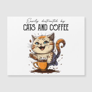Gemakkelijk Afgeleid Door Katten En Koffie Kattenl