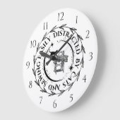 Gemakkelijk afgeleid door katten en naaien grote klok (Hoek)