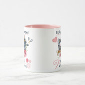 Gemakkelijk afgeleid door katten en naaien - naaik mok (Midden)