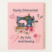 Gemakkelijk afgeleid door katten en naaimachinelie planner (Achterkant)