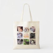 Gemakkelijk afgeleid door Katten Fotocollage Tote Bag (Voorkant)