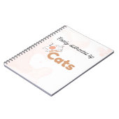Gemakkelijk Afgeleid door Katten Mooie Kat Notitie Notitieboek (Linkerzijde)