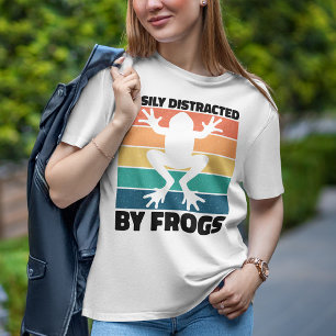Gemakkelijk Afgeleid Door Kikkers Liefhebbers Cool T-shirt