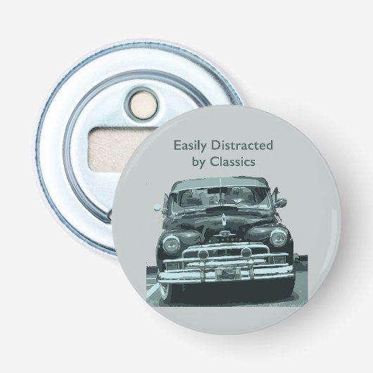 Gemakkelijk Afgeleid door Klassiekers Button Flesopener (Voorkant)