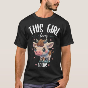 Gemakkelijk afgeleid door Koeien Leuk Dierenplezie T-shirt