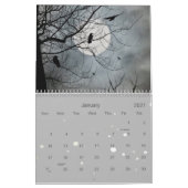 Gemakkelijk afgeleid door kraaien kalender (Jan 2027)