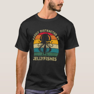 Gemakkelijk Afgeleid Door Kwallen Grappige Cute Kw T-shirt