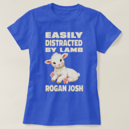 Gemakkelijk Afgeleid Door Lam Rogan Josh Curry Lie T-shirt